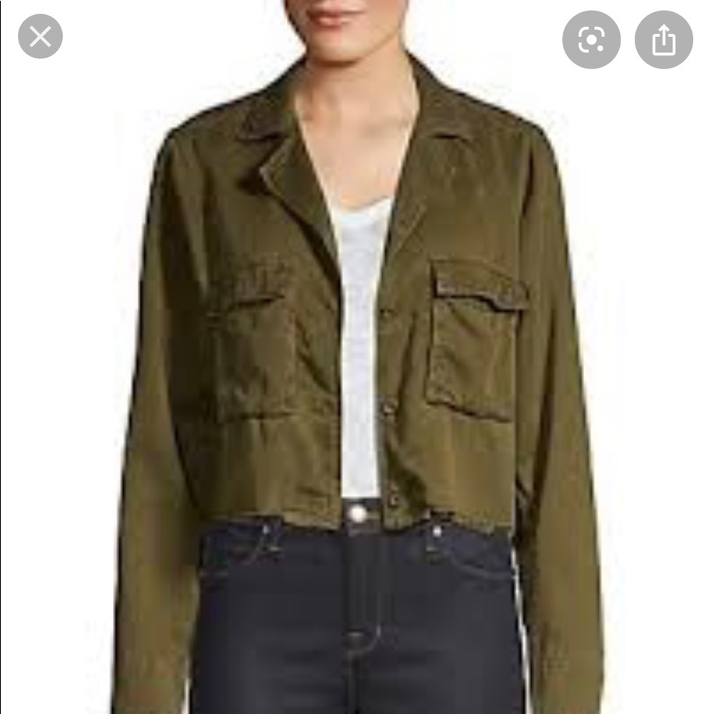 Cropped Military Jacket